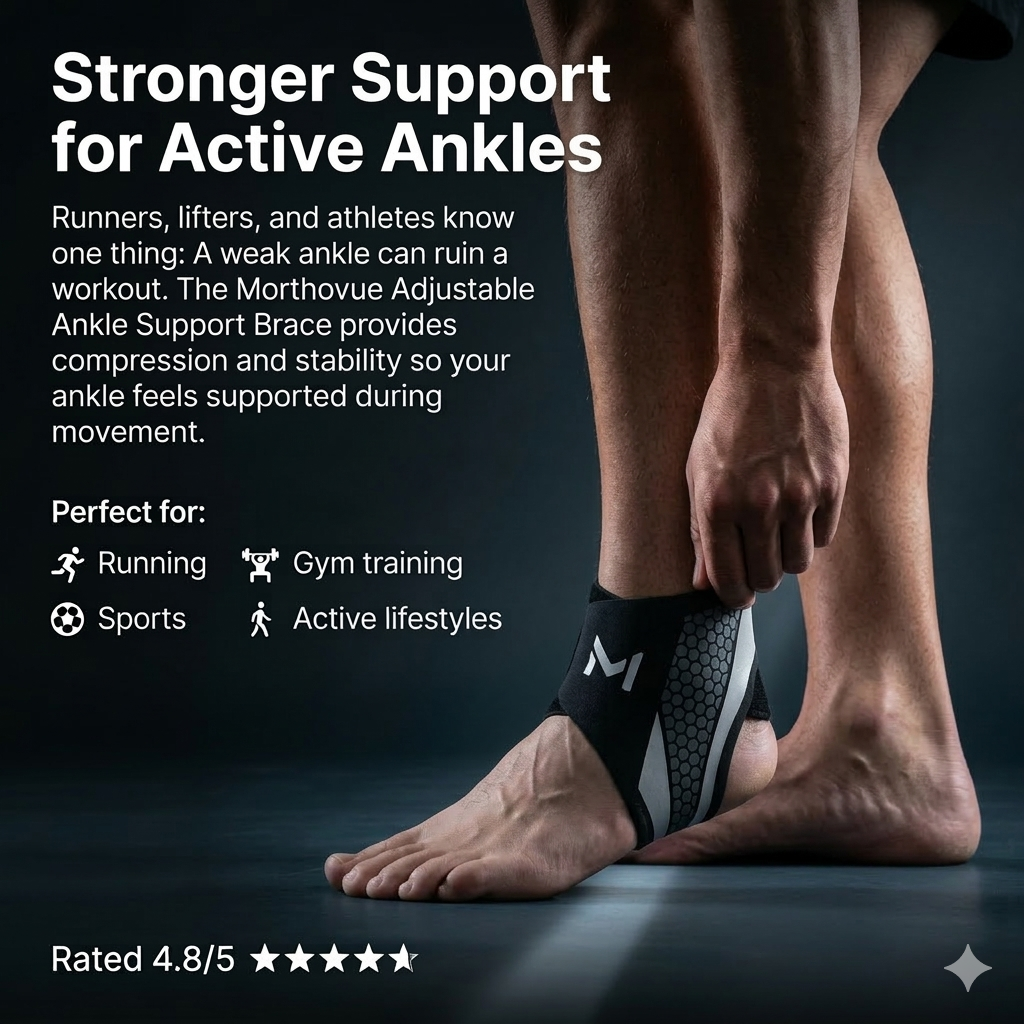 Morthovue Adjustable Ankle Stabilizer