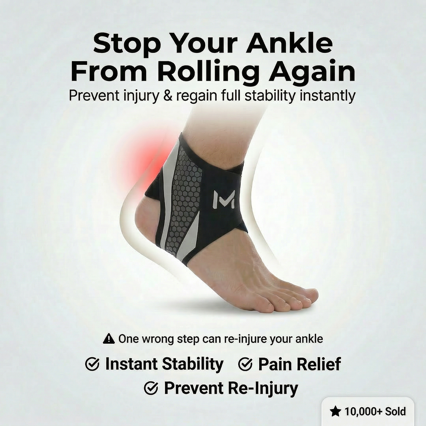 Morthovue Adjustable Ankle Stabilizer